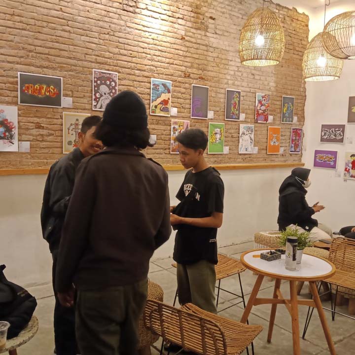 suasana pameran patria streat cultur